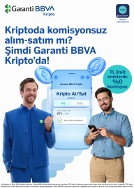 Garanti BBVA Kripto komisyon ücretlerini sıfırladığını duyurdu