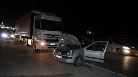 Kırıkkale'de TIR ile otomobil çarpıştı: 6 yaralı
