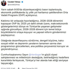 Cevdet Yılmaz yarın Orta Vadeli Programı açıklayacak