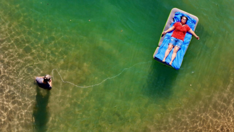Munzur’da doğayı ve nehrin sesini dinleyip negatif enerjiden arınmaya çalıştılar