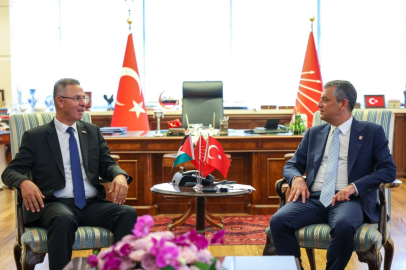 Özgür Özel, Filistin Büyükelçisi Mustafa'yı kabul etti