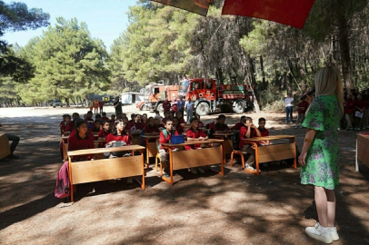 İlk ders zili ormanda çaldı