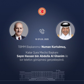 TBMM Başkanı Kurtulmuş, Katarlı mevkidaşı Al Ghanim ile görüştü