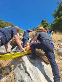Uçuruma düşen arıcı ağır yaralandı