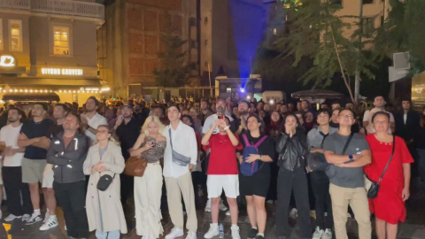 12 Dev Adam'ın final mücadelesi Galata Kulesi'ne yansıtıldı