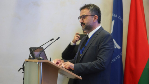 ATO heyeti Belarus'ta 'Uluslararası Ekonomik İş Birliği Forumu'na katıldı