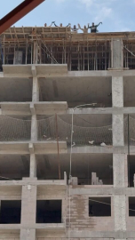 İnşaat işçisinden 10'uncu katta tehlikeli dans (2)