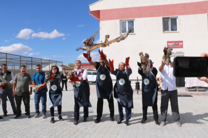 Tedavi ve rehabilitasyonu tamamlanan 27 kuş doğaya salındı