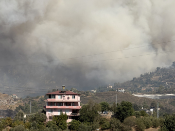 Alanya'daki orman yangınında 2'nci gün (2)