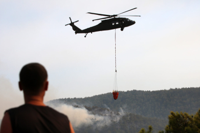 Alanya'daki orman yangınında 3'üncü gün (3)