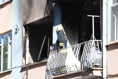 Konya'da 5 katlı binada yangın; 7’si çocuk 13 kişi dumandan etkilendi