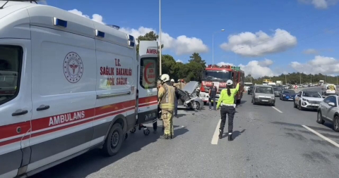 İstanbul - Şile Otoyolu'nda kaza: 4 yaralı