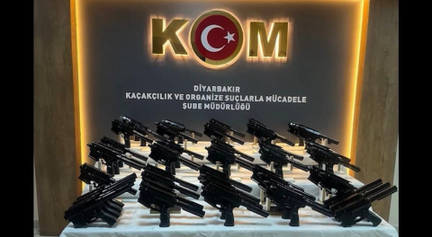 Diyarbakır'da ruhsatsız silah operasyonu: 6 tutuklama