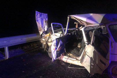 Amasya'da TIR ile otomobil çarpıştı: 1 ölü