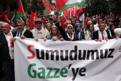 Trabzon’dan Filistin'e destek
