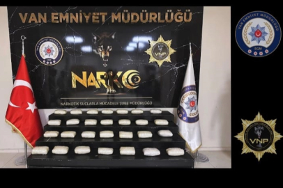 Van'da 28 kilo 640 gram metamfetamin ele geçirildi