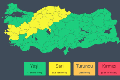 Bakanlıktan 3 bölge için 'sağanak' uyarısı