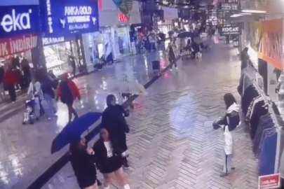 Üniversiteli kızın eteğini tutarak tepki gösterip darbeden kadın gözaltına alındı