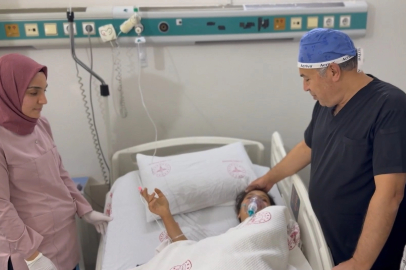 Yuttuğu toplu iğne akciğerine saplanan Bedia, ameliyatla sağlığına kavuştu