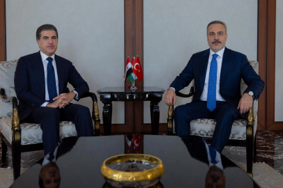 Bakan Fidan, IKBY Başkanı Barzani ile görüştü