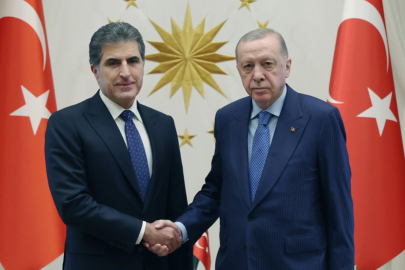 Cumhurbaşkanı Erdoğan, IKBY Başkanı Barzani'yi kabul etti