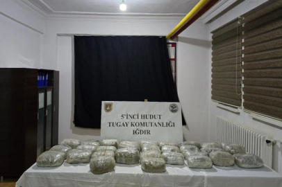 MSB: Iğdır-Ağrı hudut hattında 32 kilo 56 gram uyuşturucu ele geçirildi