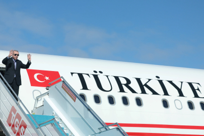 Cumhurbaşkanı Erdoğan, 'Barış için Şarm El-Şeyh Zirvesi'ne katılmak üzere Mısır'da