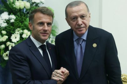 Cumhurbaşkanı Erdoğan, Fransa Cumhurbaşkanı Macron ile görüştü