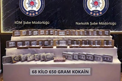 Edirne'de TIR'da 68 kilo kokain ele geçirildi