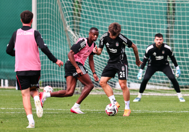 Beşiktaş, Gençlerbirliği maçı hazırlıklarını sürdürdü