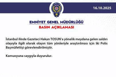 Gazeteci Hakan Tosun'a saldırıyla ilgili iki polis başmüfettişi görevlendirildi