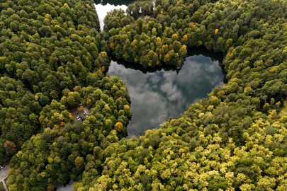 Yedigöller Milli Parkı'nda sonbahar güzelliği