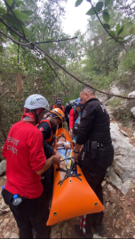 AFAD, ormanda mahsur kalan turisti kurtardı