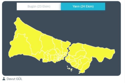 İstanbul Valiliği'nden sarı kodlu sağanak yağış uyarısı
