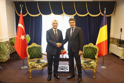 Bakan Bolat, Romanya Yatırım ve Dış Ticaret Ajansı Başkan Vekili Frunzulica ile görüştü