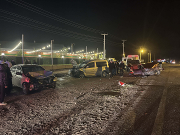 Çankırı’da 3 aracın karıştığı zincirleme kaza: 9 yaralı