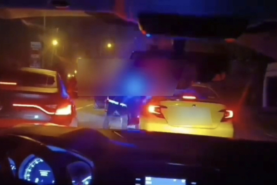 Taksinin yedek lastiğinde 1 kilo metamfetamin ele geçirildi