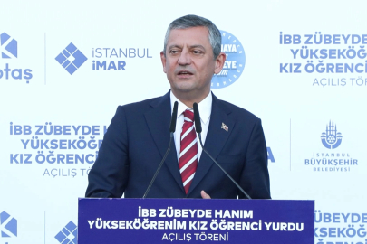 Özgür Özel, Şişli'de kız öğrenci yurdu açılış törenine katıldı