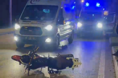 Düzce Taksi Motosiklet Kazası 2 Kişi Yaralandı