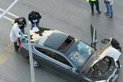 Motosikletli saldırgan, husumetlisini otomobille giderken tabancayla yaraladı