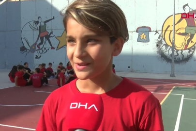 İzmir'in ilk spor ortaokulunda geleceğin sporcuları yetişiyor