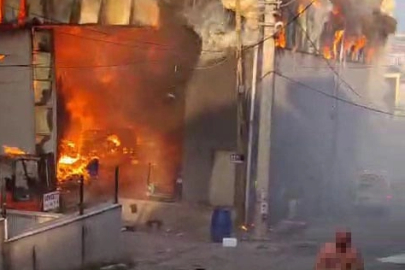 Kocaeli'de kozmetik fabrikasında yangın: 6 ölü, 1 yaralı (2)