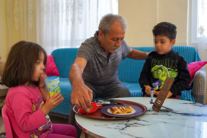 Hayatını 3 torununa adayan dedeye evden tahliye şoku