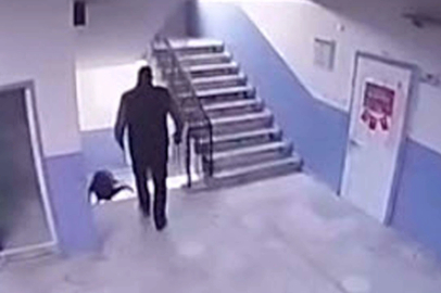 Manisa'da otizmli öğrenciyi merdivenlerden iten okul müdürü gözaltına alındı