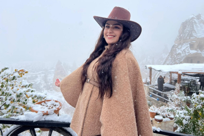 Kapadokya, beyaz örtüyle kaplandı