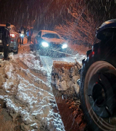 Malatya’da kar ve tipi ulaşımı olumsuz etkiledi