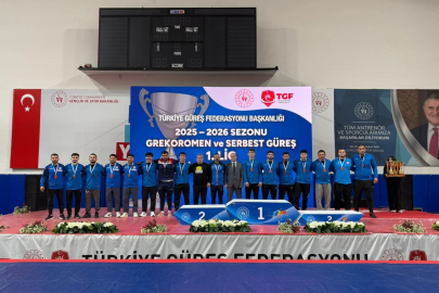 Grekoromen Güreş 1’inci Lig müsabakalarında zirve İstanbul Kasımpaşa’nın oldu