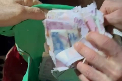 Temizlik görevlileri, çöpte buldukları para ve altınları sahibine teslim etti