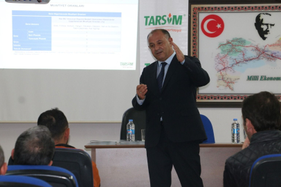 Erzincan’da seracılara yönelik TARSİM eğitimi