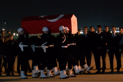 Hırvatistan'da düşen yangın uçağında şehit olan Pilot Bahar'ın naaşı Türkiye'ye getirildi